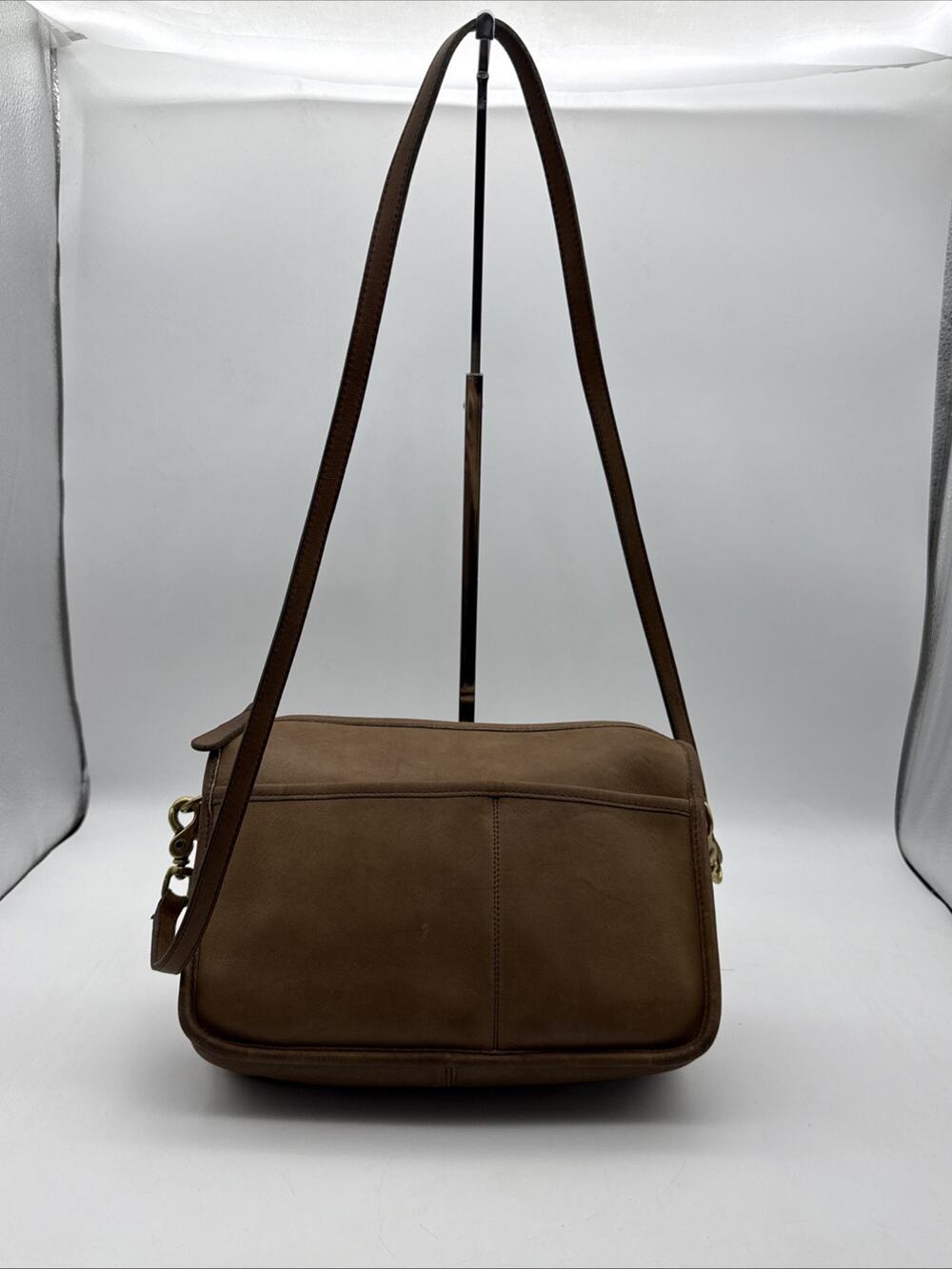 Rare Vintage Coach Putty Companion Bag 9300 Compartment READ